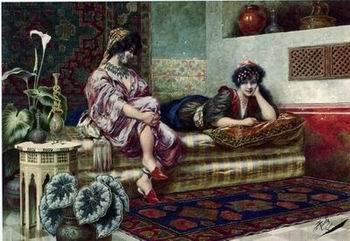unknow artist Arab or Arabic people and life. Orientalism oil paintings 133 China oil painting art